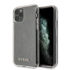 Guess Ohišje Guess z bleščicami - Ohišje za iPhone 11 Pro Max (srebrno)