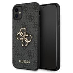 Guess Guess 4G Big Metal Logo - Ohišje za iPhone 11 (sivo)