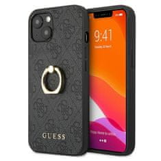 Guess Ohišje z obročkom Guess 4G - Ohišje za iPhone 13 mini (sivo)