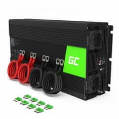 NEW Green Cell - Pretvornik napetosti inverter 12V na 230V 3000W/6000W modificiran sinusni val