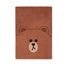 Miramarket BT21 - Plush Notebook / beležnica A5 Teddy BROWN