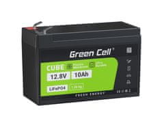 Green Cell Green Cell - LiFePO4 12V 12,8V 10Ah baterija za fotovoltaične sisteme, avtodome in plovila