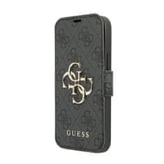 Guess Guess Booktype 4G Big Metal Logo - Ohišje za iPhone 13 Pro Max (sivo)