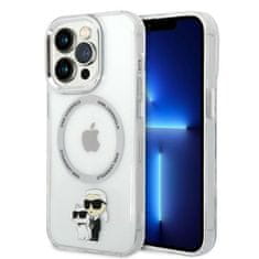 Karl Lagerfeld Karl Lagerfeld IML NFT Karl &amp; Choupette Magsafe - Ohišje za iPhone 14 Pro (prozorno)