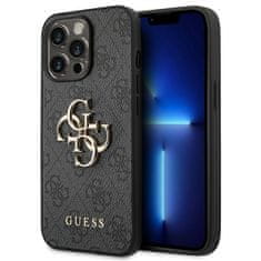 Guess Guess 4G Big Metal Logo - Ohišje za iPhone 14 Pro Max (sivo)