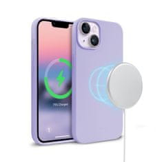 NEW Crong Color Cover Magnetic - ohišje MagSafe za iPhone 14 Plus (vijolična)