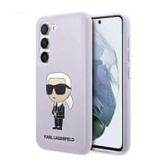 Karl Lagerfeld Karl Lagerfeld Silikonsko ohišje NFT Ikonik - Samsung Galaxy S23+ (vijolično)