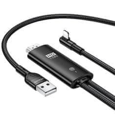 USAMS USAMS US-SJ442 - Kabel HDMI - Lightning 2 m (črn)