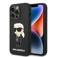 Karl Lagerfeld Karl Lagerfeld Silikonsko ohišje NFT Ikonik MagSafe - iPhone 14 Pro Max (črno)