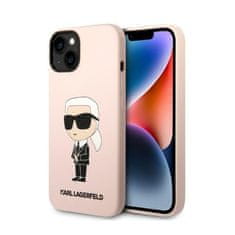 Karl Lagerfeld Karl Lagerfeld Silikonski etui NFT Ikonik - iPhone 14 Plus (roza)