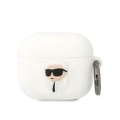 Karl Lagerfeld Karl Lagerfeld Silikonski etui NFT Karl Head 3D - AirPods 3 (bel)