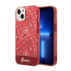 Guess Guess Bandana Paisley - Ohišje za iPhone 14 Plus (rdeče)