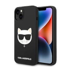 Karl Lagerfeld Karl Lagerfeld Choupette Head MagSafe Silikon - ohišje za iPhone 14 Plus (črno)