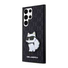 Karl Lagerfeld Karl Lagerfeld NFT Saffiano Monogram Choupette - Ohišje za Samsung Galaxy S23 Ultra (črno)