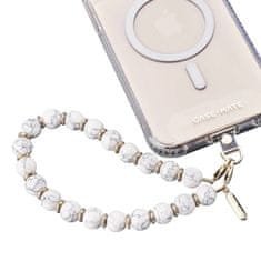 case-mate Case-Mate Beaded Phone Wristlet - Univerzalna telefonska vrvica (beli marmor)