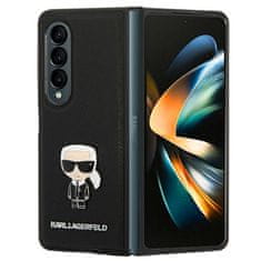 Karl Lagerfeld Karl Lagerfeld Saffiano Ikonik - Ohišje za Samsung Galaxy Z Fold 4 (črno)