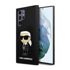 Karl Lagerfeld Karl Lagerfeld Silikonsko ohišje NFT Ikonik - Samsung Galaxy S23 Ultra (črno)