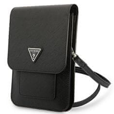 Guess Guess Wallet Saffiano Triangle Logo Phone Bag - torbica za pametne telefone in dodatke (črna)