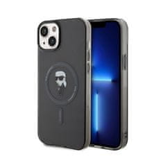 Karl Lagerfeld Karl Lagerfeld IML Ikonik MagSafe - Ohišje za iPhone 15 Plus (črno)