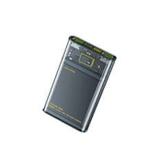 Wekome WEKOME WP-319 Vanguard Series - Power bank 10000 mAh Super polnjenje PD 20W + QC 22,5W (črna / prozorna)