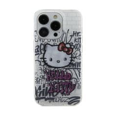 HELLO KITTY Hello Kitty IML Kitty On Bricks Graffiti - ovitek za iPhone 11 (bel)