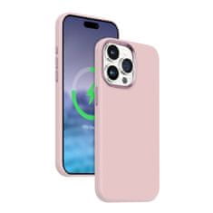 NEW Crong Color Cover LUX Magnetic - ohišje za iPhone 15 Pro MagSafe (roza)