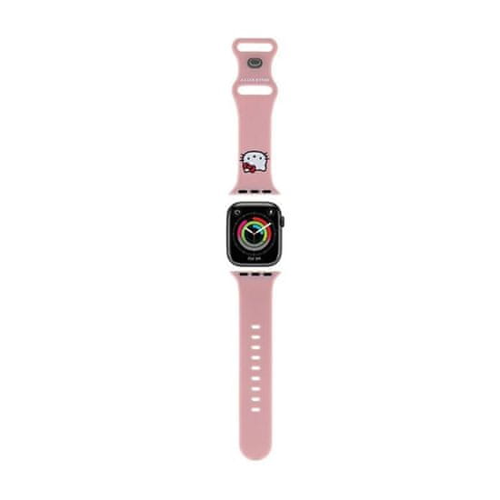 HELLO KITTY Hello Kitty Silikonski trak za Apple Watch 38/40/41 mm (roza)