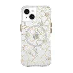 case-mate Case-Mate Floral Gems MagSafe - etui za iPhone 15 / iPhone 14 / iPhone 13 (zlat)