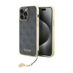 Guess Zbirka Guess 4G Charms - Ohišje za iPhone 15 Pro Max (sivo)