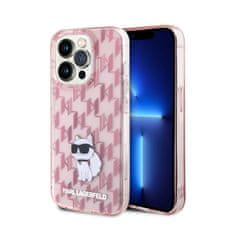 Karl Lagerfeld Karl Lagerfeld Monogram Choupette - Etui iPhone 15 Pro (różowy)