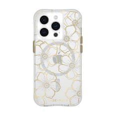 case-mate Ohišje Case-Mate Floral Gems MagSafe - ohišje za iPhone 15 Pro (zlato)