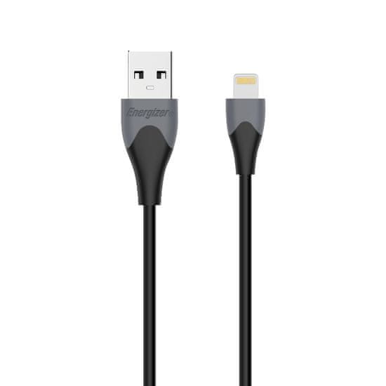 Energizer Energizer Classic - Povezovalni kabel USB-A na Lightning s certifikatom MFi 1,2 m (črn)