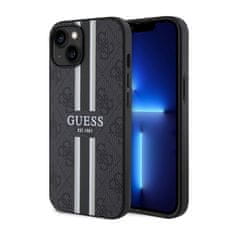 Guess Guess 4G Printed Stripes MagSafe - ohišje za iPhone 14 Plus (črno)