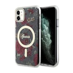 Guess Guess Flower MagSafe - ohišje za iPhone 11 (zeleno)