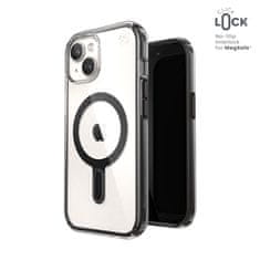 Speck Speck Presidio Perfect-Clear ClickLock &amp; Magsafe - ohišje za iPhone 15 / iPhone 14 / iPhone 13 (prozorno / matirano črno / sivo)