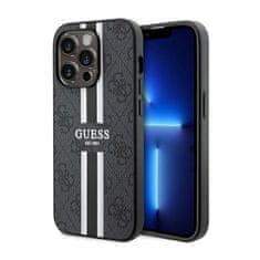 Guess Guess 4G Printed Stripes MagSafe - Ohišje za iPhone 14 Pro Max (črno)