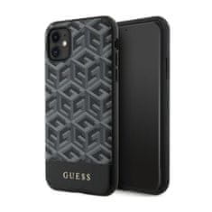 Guess Guess GCube Stripes MagSafe - ohišje za iPhone 11 (črno)