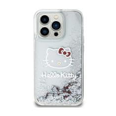 HELLO KITTY Hello Kitty Liquid Glitter Charms Kitty Head - ovitek za iPhone 11 (srebrn)