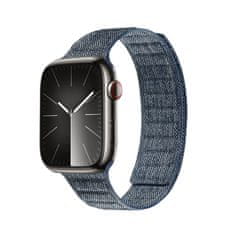 Crong Crong Melange - Magnetni trak za Apple Watch 42/44/45/49 mm (modri melanž)