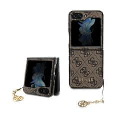 Guess Guess 4G Charms Collection - etui za Samsung Galaxy Z Flip 5 (rjav)