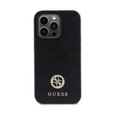 Guess Guess 4G Strass Metal Logo - Ohišje za iPhone 15 Plus (črno)