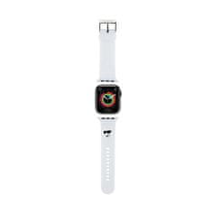 Karl Lagerfeld Karl Lagerfeld 3D gumijasti trak z glavo Choupette NFT za Apple Watch 38/40/41 mm (bel)