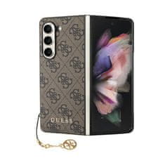 Guess Guess 4G Charms Collection - etui za Samsung Galaxy Z Fold 5 (rjav)