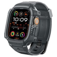 Spigen Spigen Rugged Armor Pro - Trak z ohišjem za Apple Watch Ultra 49 mm (temno siva)