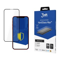 NEW 3mk HardGlass Max - Kaljeno steklo za iPhone 13 / iPhone 13 Pro (črno)