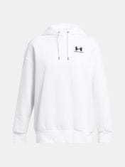 Under Armour Pulover Essential Flc OS Hoodie-WHT M