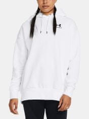 Under Armour Pulover Essential Flc OS Hoodie-WHT M