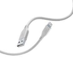 CellularLine Cellularline Soft Cable - kabel USB-A z Lightning MFi certifikatom 1,2 m (siv)