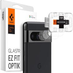 Spigen Spigen Optik.TR EZ Fit Camera Lens Protector 2-Pack - Szkło ochronne na obiektyw do Google Pixel 8 Pro (2 szt) (Przezroczysty)