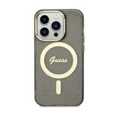 Guess Ohišje Guess Glitter Gold MagSafe - ohišje za iPhone 11 (črno)